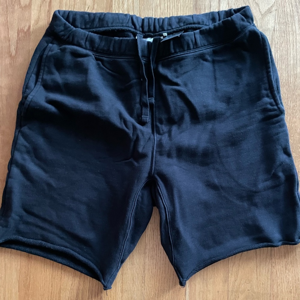 Black Regular Fit Shorts